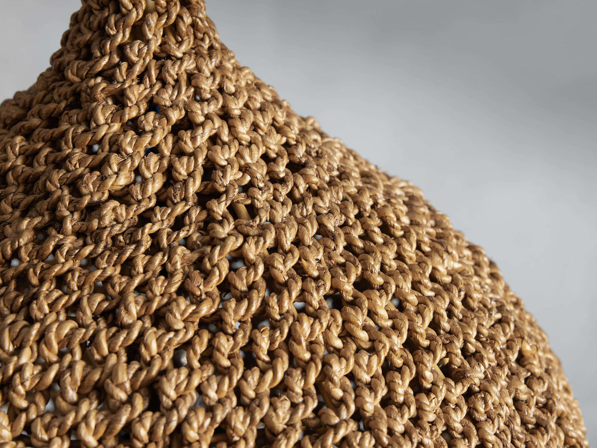 Canela Woven Frame Pendant Light