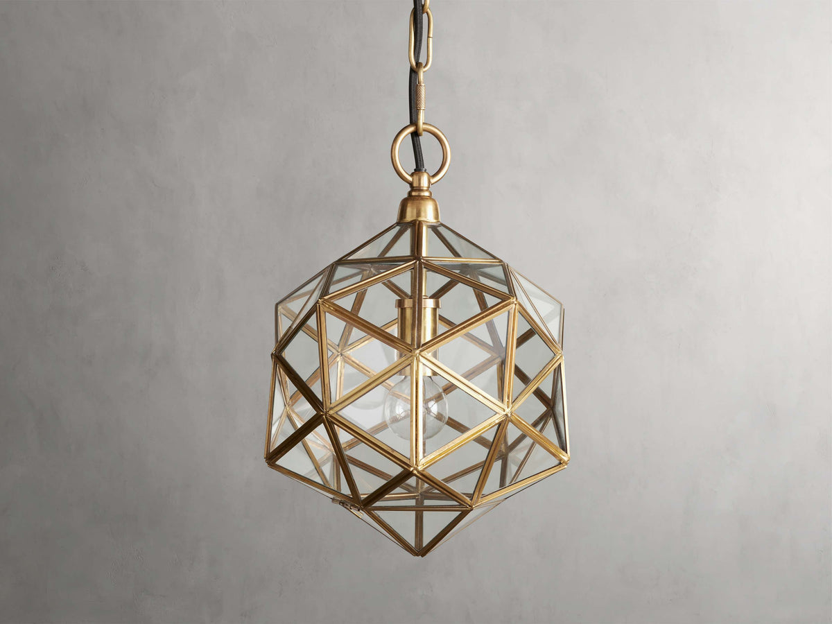 Eliana Grid Lantern Pendant Light
