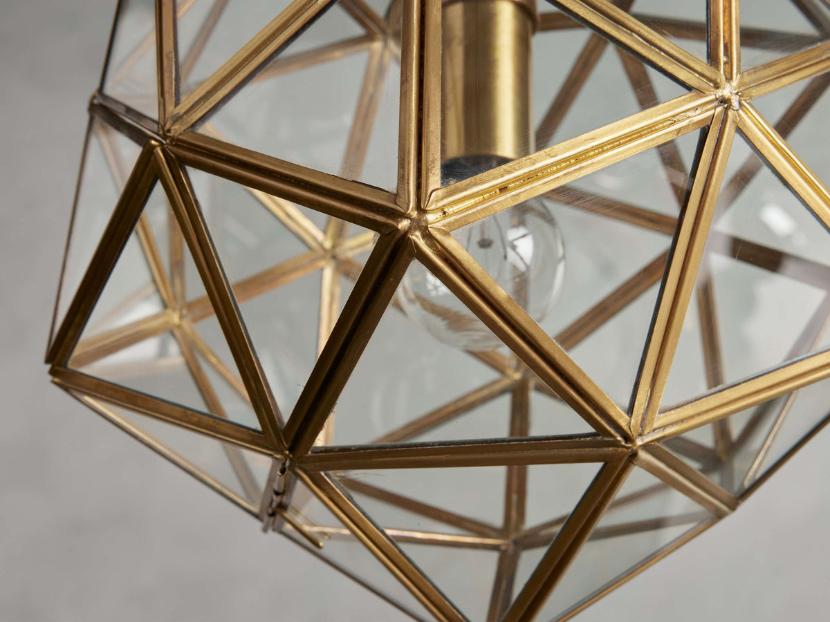 Eliana Grid Lantern Pendant Light