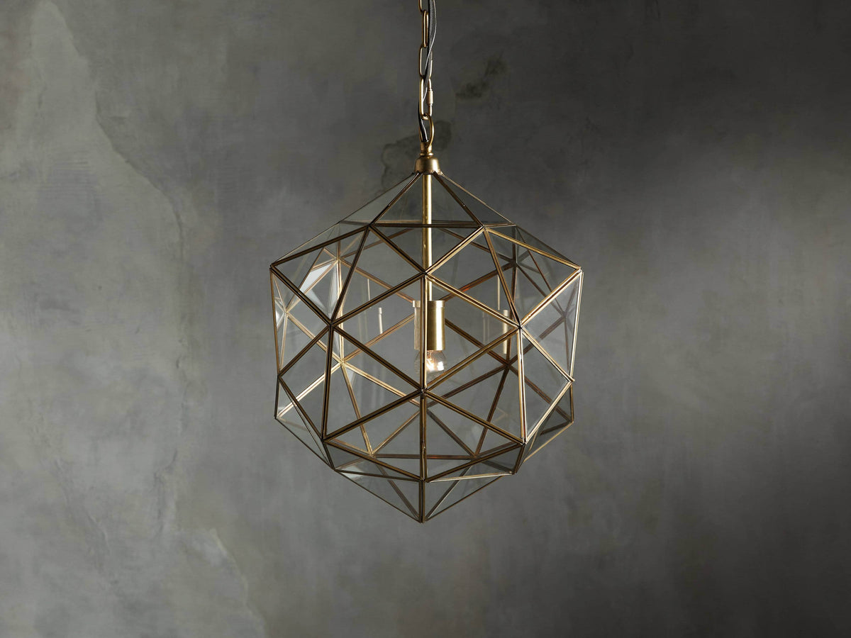 Eliana Grid Lantern Pendant Light
