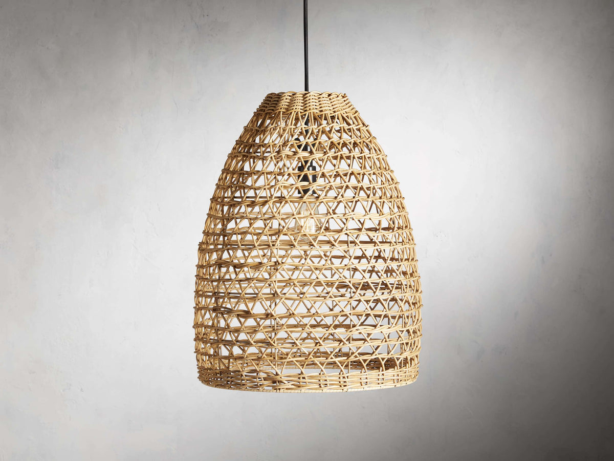 Braemar Natural Woven Pendant Light