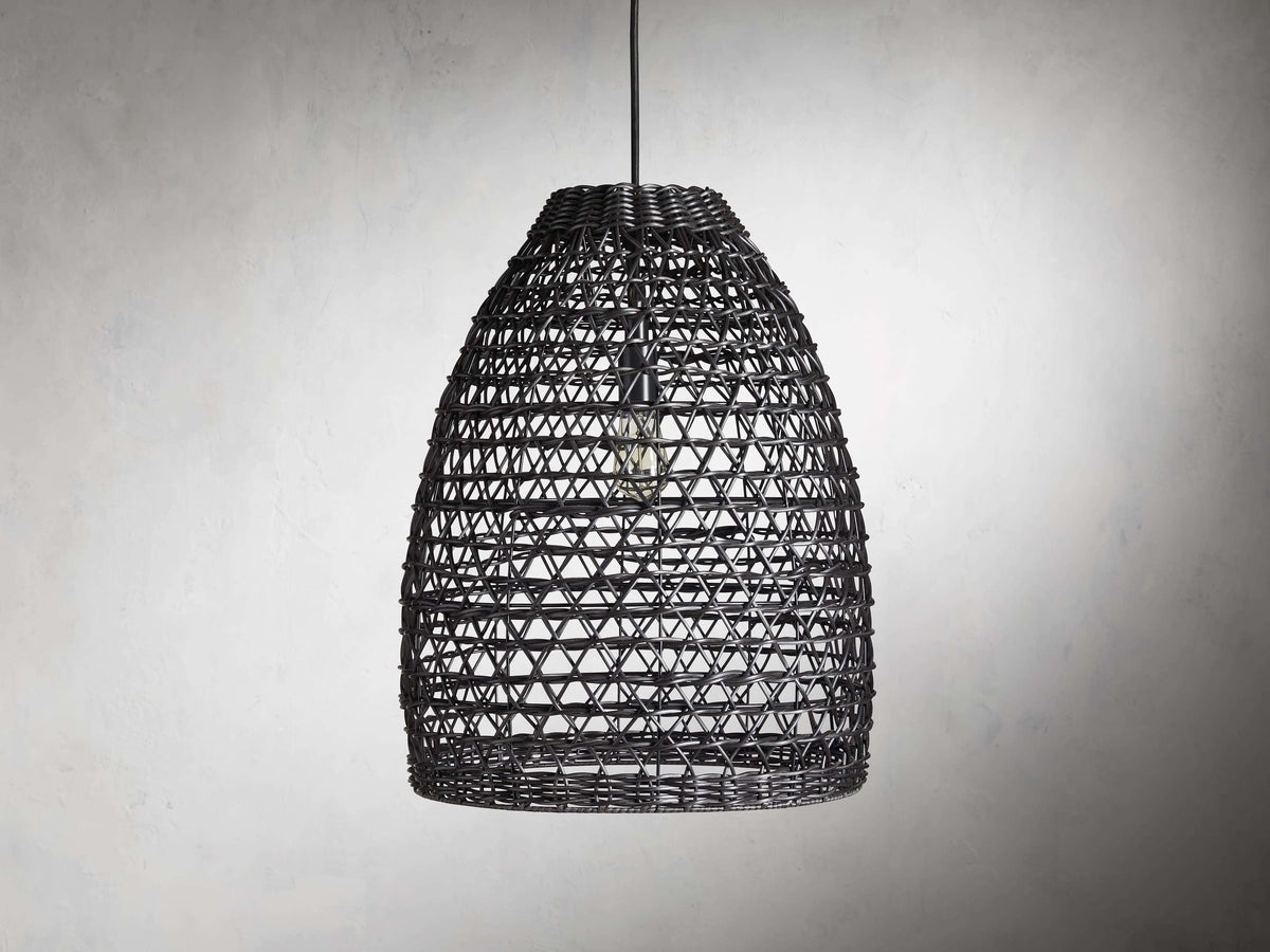 Braemar Natural Woven Pendant Light