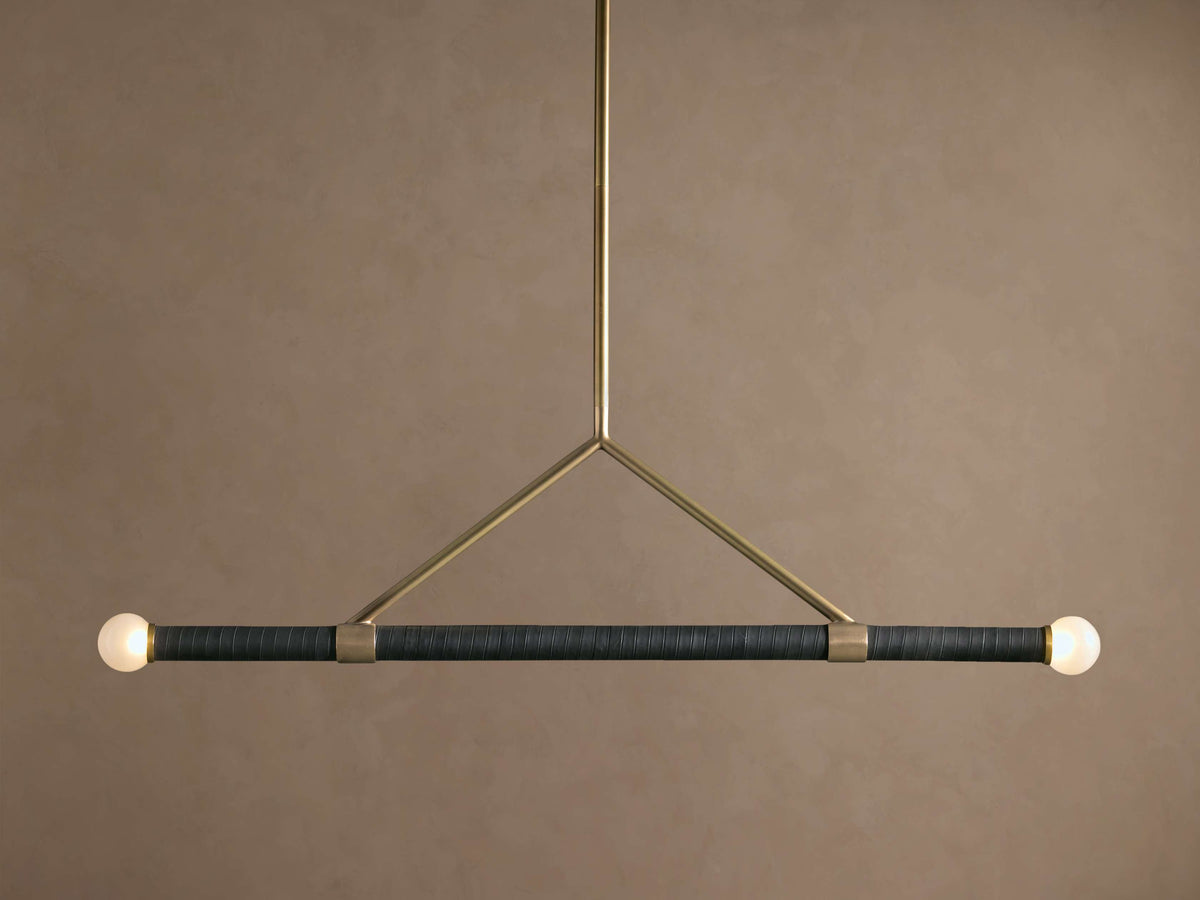 Randall Wrapped Leather Pendant Light