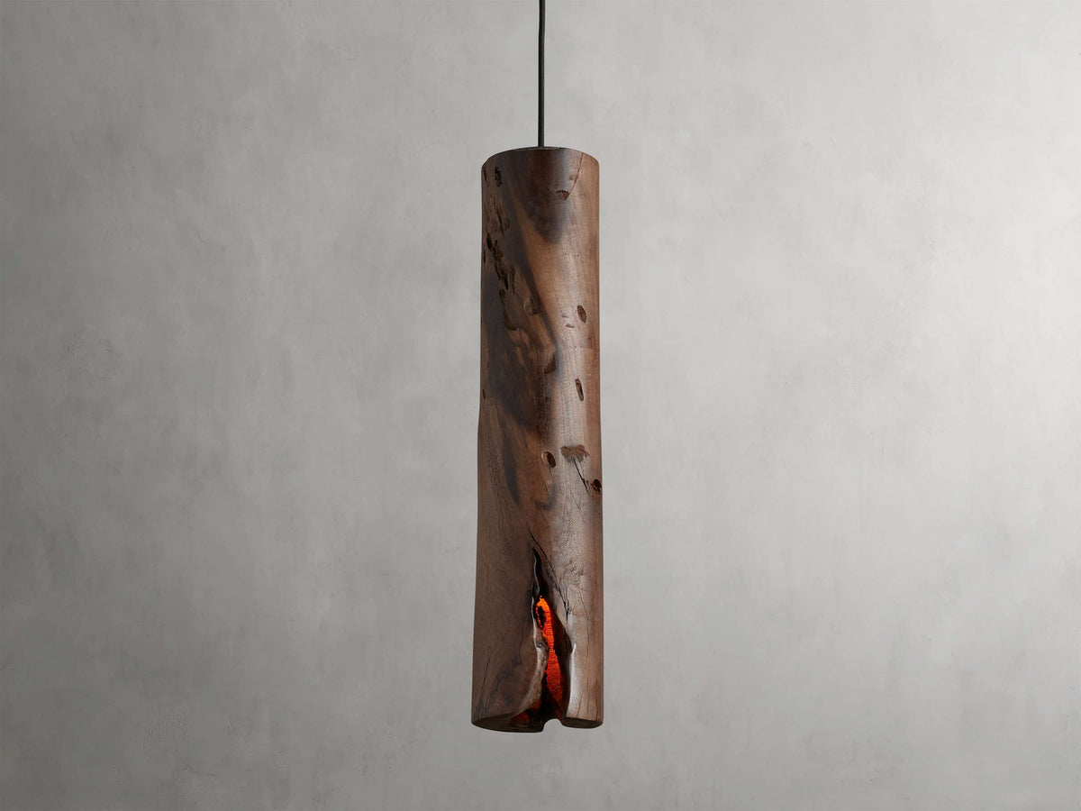 Dedalo Natural Wood Pendant Light