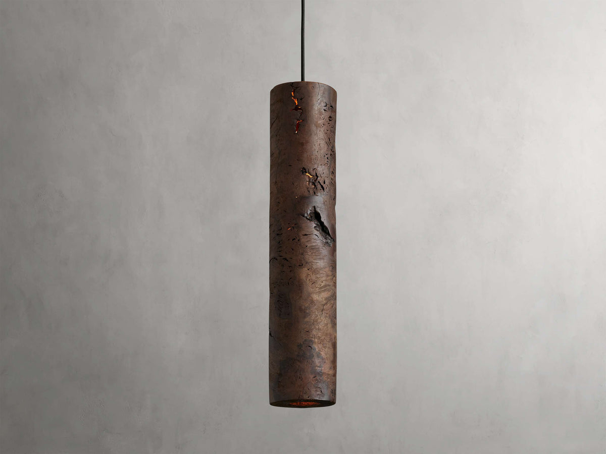 Dedalo Natural Wood Pendant Light