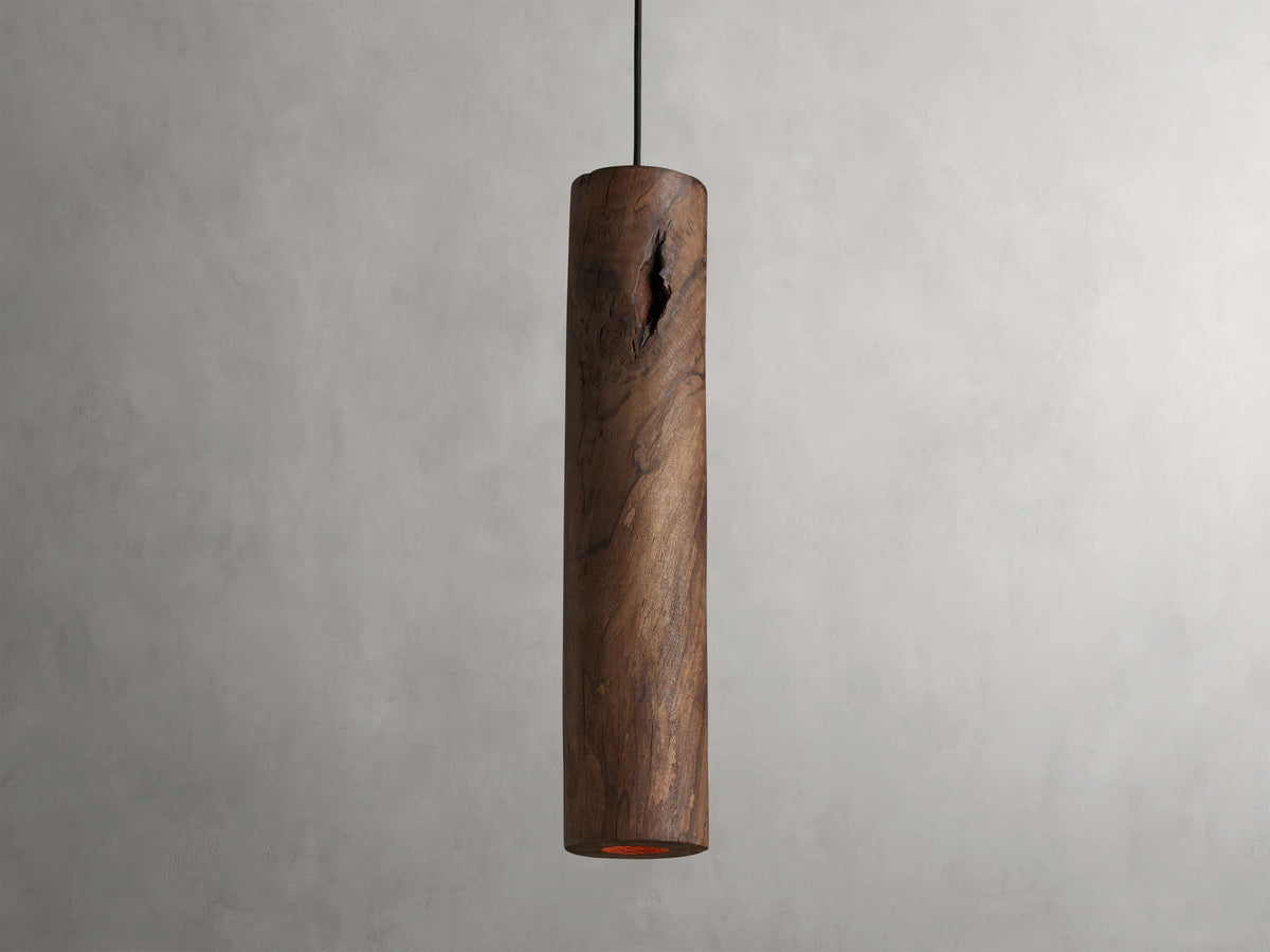 Dedalo Natural Wood Pendant Light