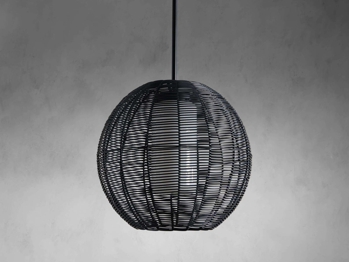 Cohen Woven Globe Pendant Light