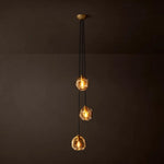 Bubble Ripple Sphere Cascade Pendant Light