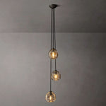 Bubble Ripple Sphere Cascade Pendant Light
