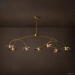 Lily Organic Form Round Chandelier 72"