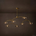 Lily Organic Form Round Chandelier 72"