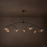 Lily Organic Form Round Chandelier 72"
