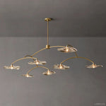 Lily Organic Form Round Chandelier 84"