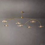 Lily Organic Form Round Chandelier 96"