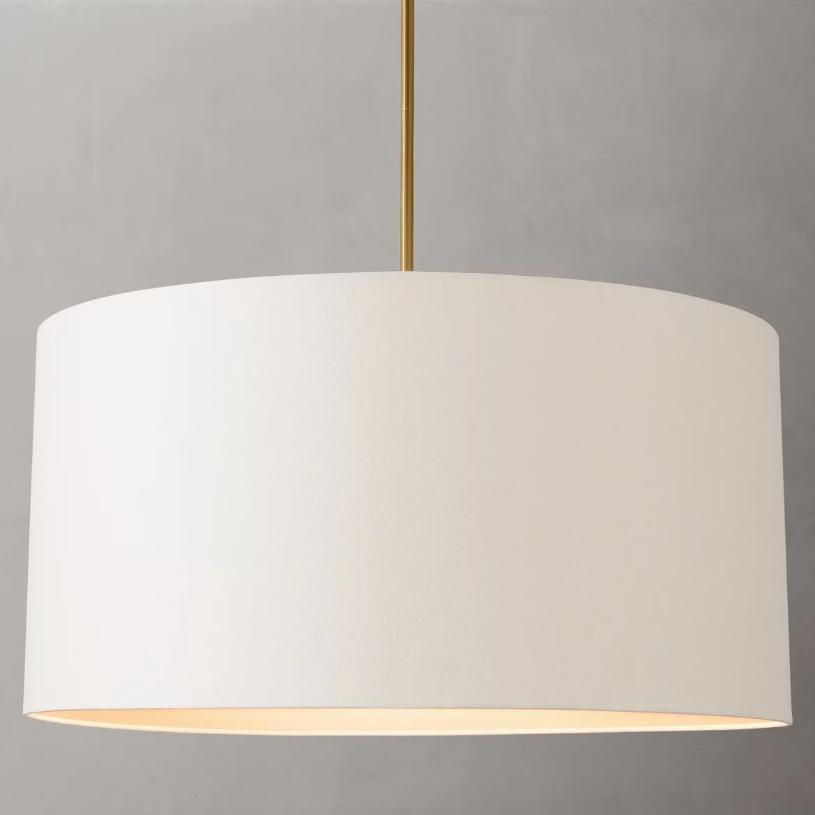 Cassian Smooth Drum Pendant Light