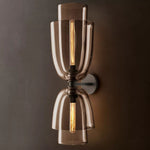 Blom Layered Glass Grand Flute Wall Sconce