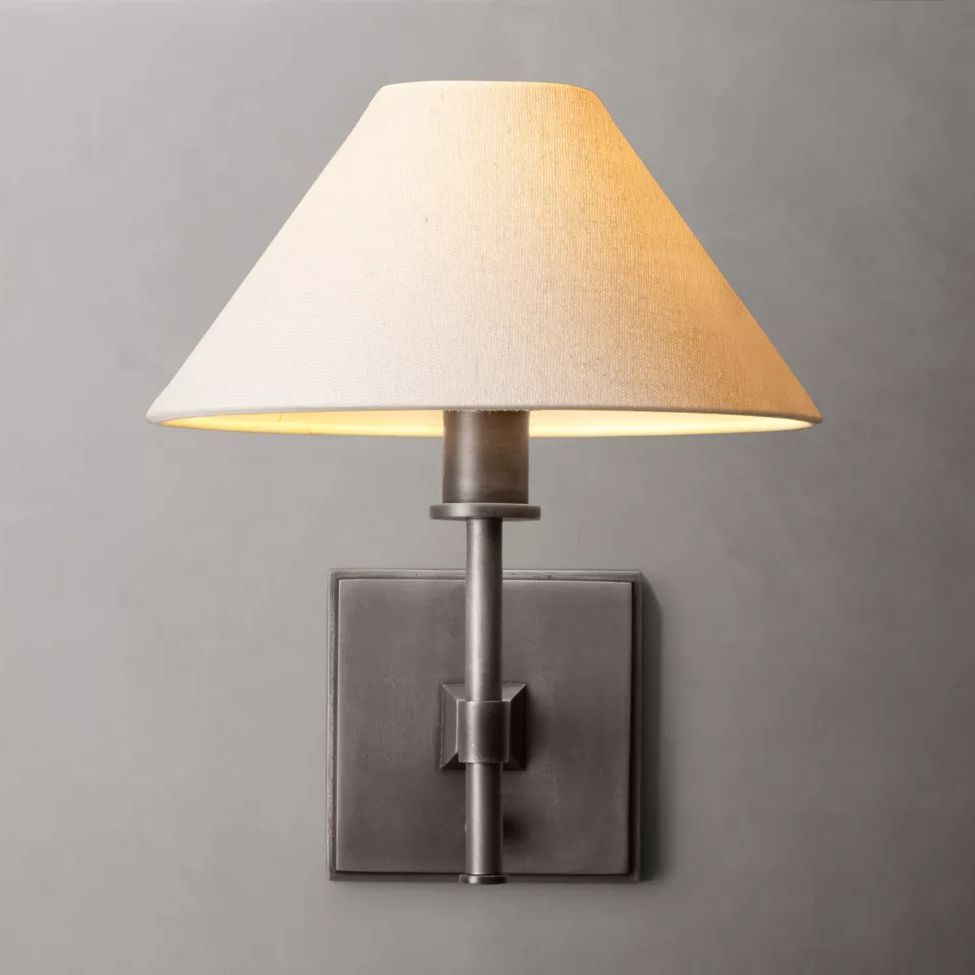 Keaton Linen Form Wall Sconce