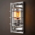 Baxter Vertical Cage Outdoor Wall Sconce