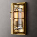 Baxter Vertical Cage Outdoor Wall Sconce