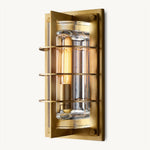Baxter Vertical Cage Outdoor Wall Sconce