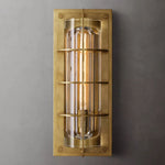 Baxter Vertical Cage Outdoor Wall Sconce