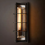 Baxter Vertical Cage Outdoor Wall Sconce