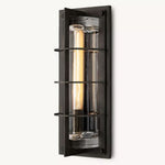 Baxter Vertical Cage Outdoor Wall Sconce