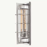 Baxter Vertical Cage Outdoor Wall Sconce