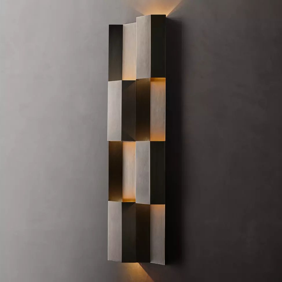 Everett Pattern Grid Wall Sconce