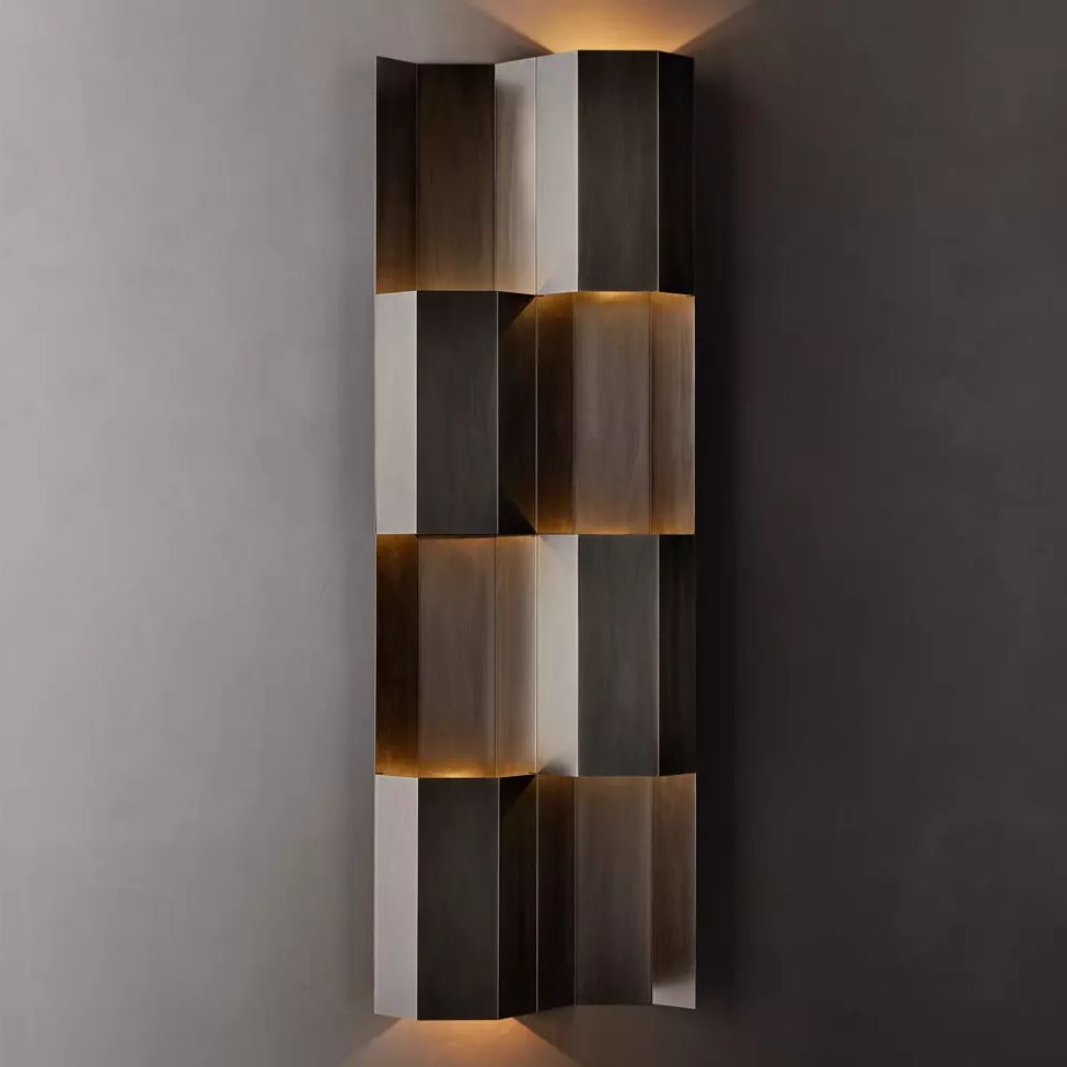 Everett Pattern Grid Wall Sconce