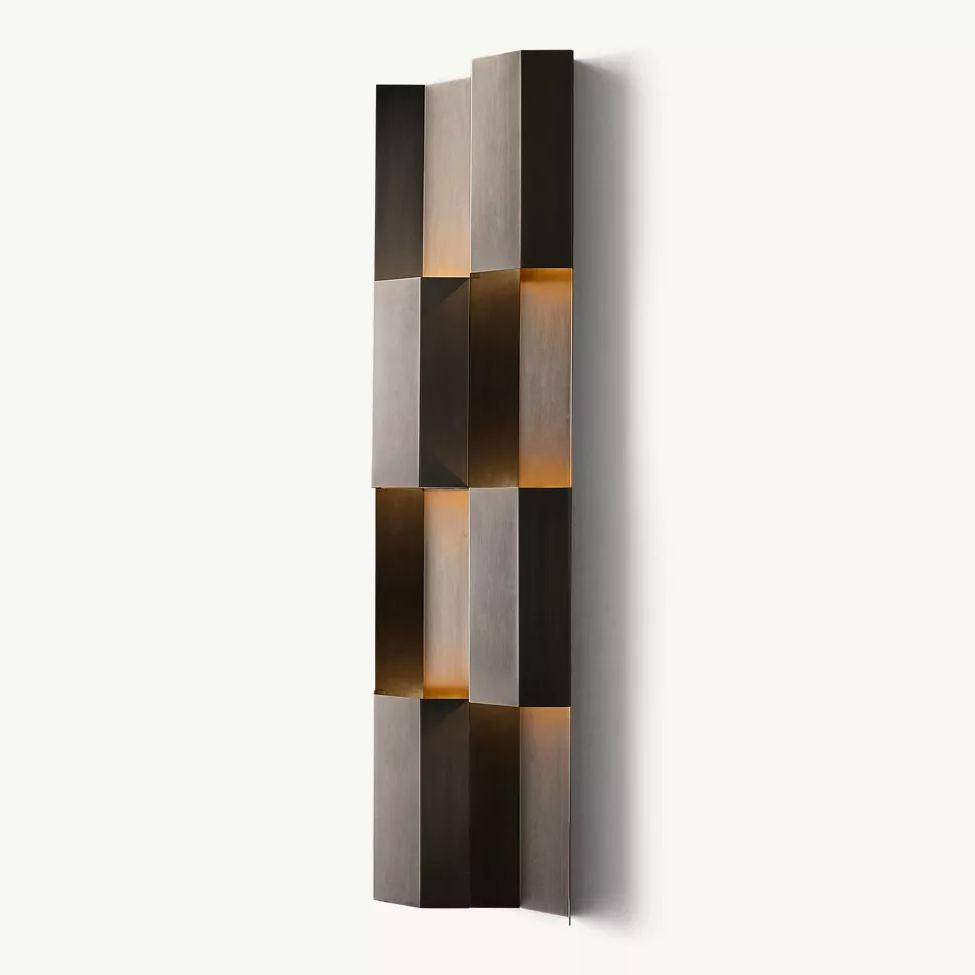 Everett Pattern Grid Wall Sconce