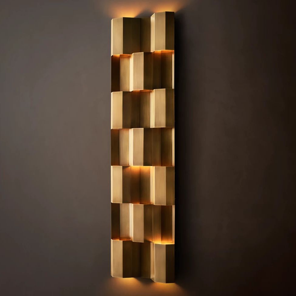 Everett Pattern Grid Wall Sconce