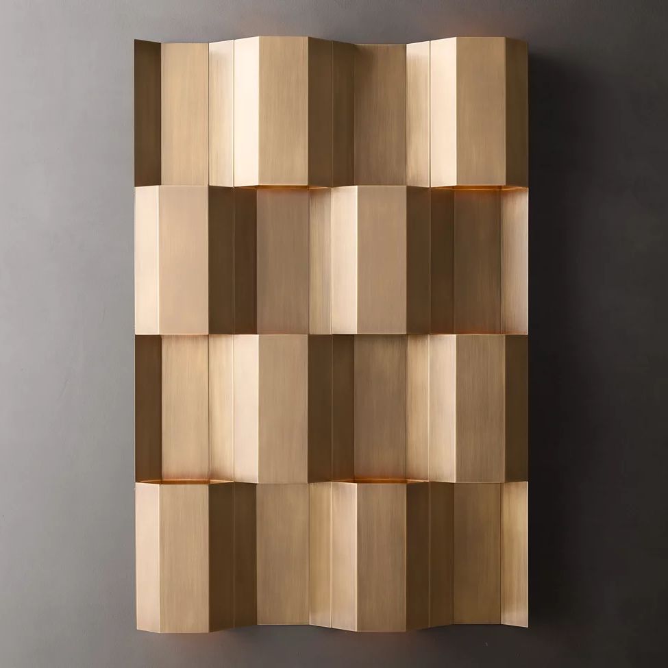 Everett Pattern Wide Wall Sconce