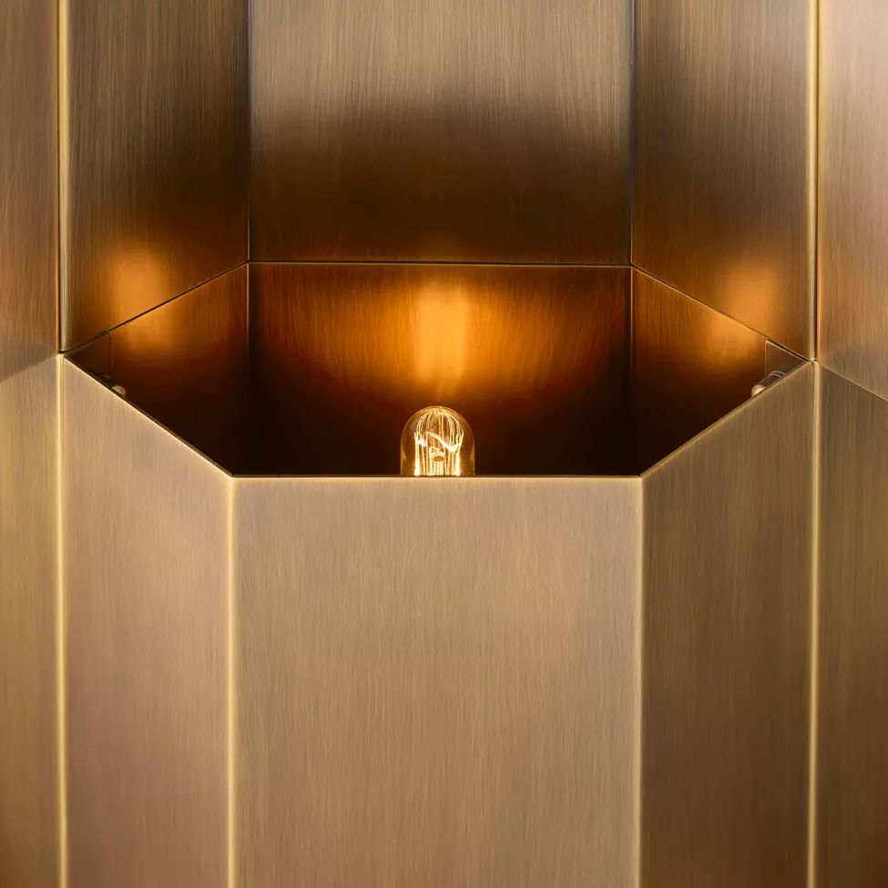 Everett Pattern Wide Wall Sconce