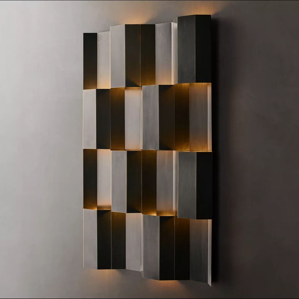 Everett Pattern Wide Wall Sconce