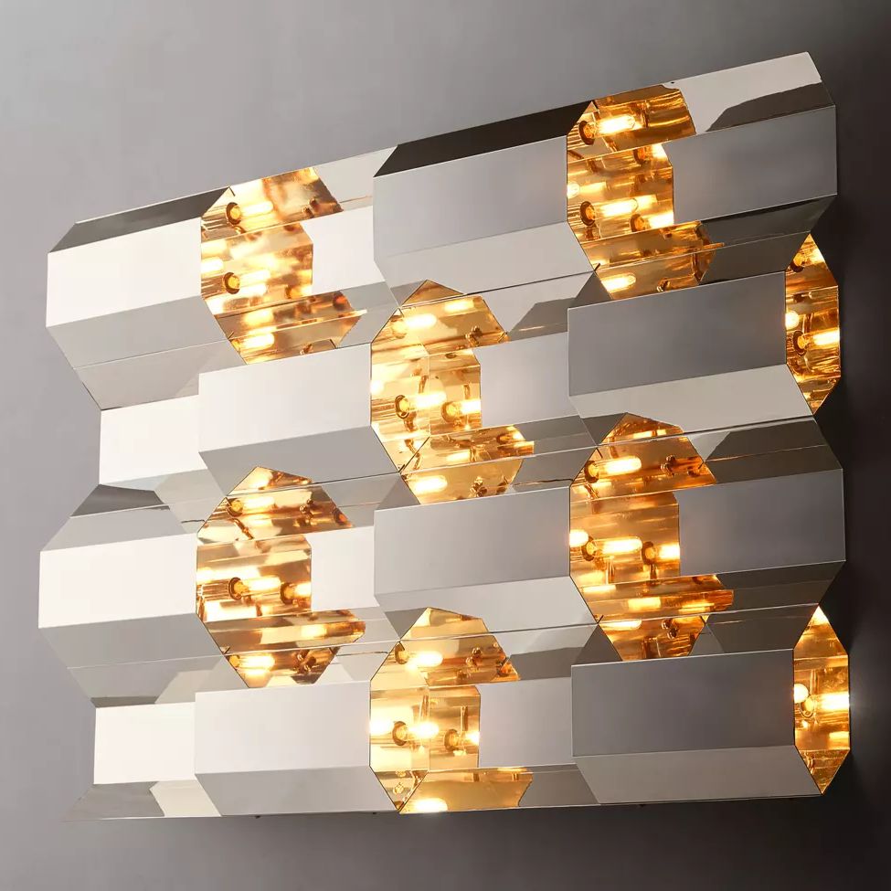 Everett Pattern Wide Wall Sconce