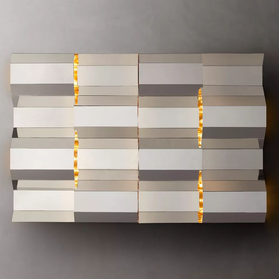 Everett Pattern Wide Wall Sconce