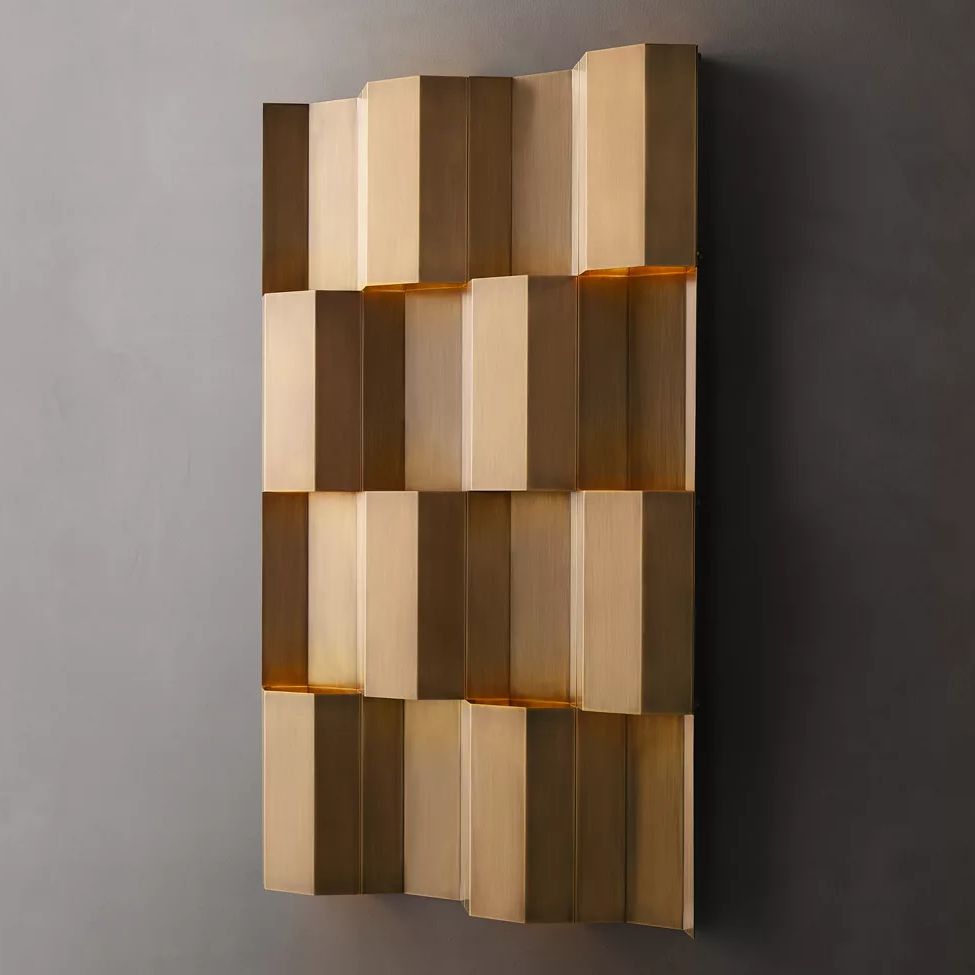 Everett Pattern Wide Wall Sconce