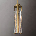 Arpege Glacial Cylinder Pendant Light