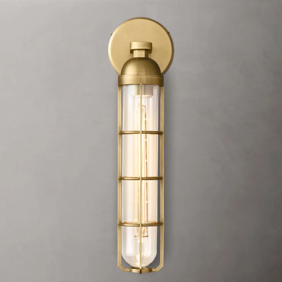 Baxter Vertical Cage Wall Sconce