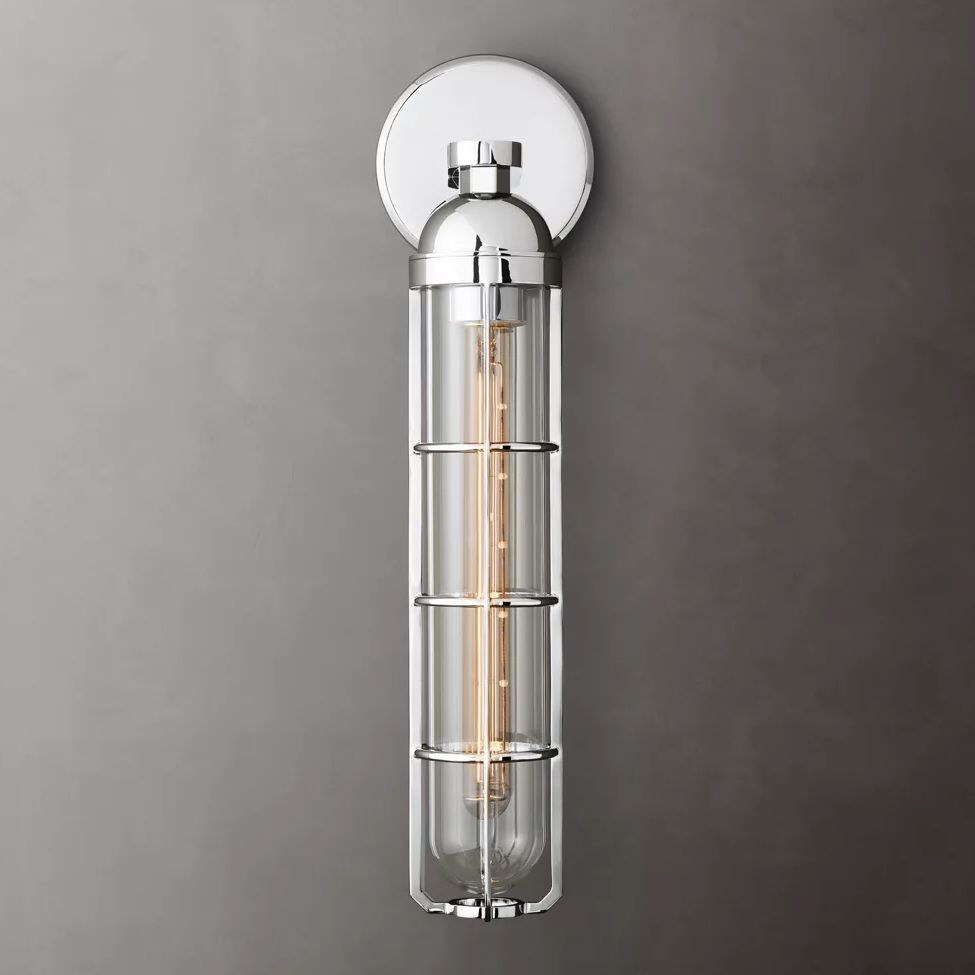 Baxter Vertical Cage Wall Sconce
