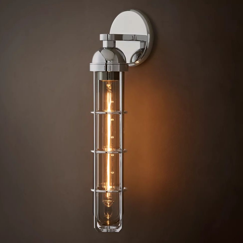 Baxter Vertical Cage Wall Sconce