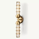 Baxter Vertical Cage Double Wall Sconce