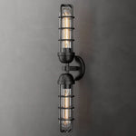 Baxter Vertical Cage Double Wall Sconce