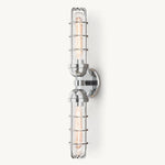 Baxter Vertical Cage Double Wall Sconce