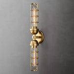 Baxter Vertical Cage Double Wall Sconce