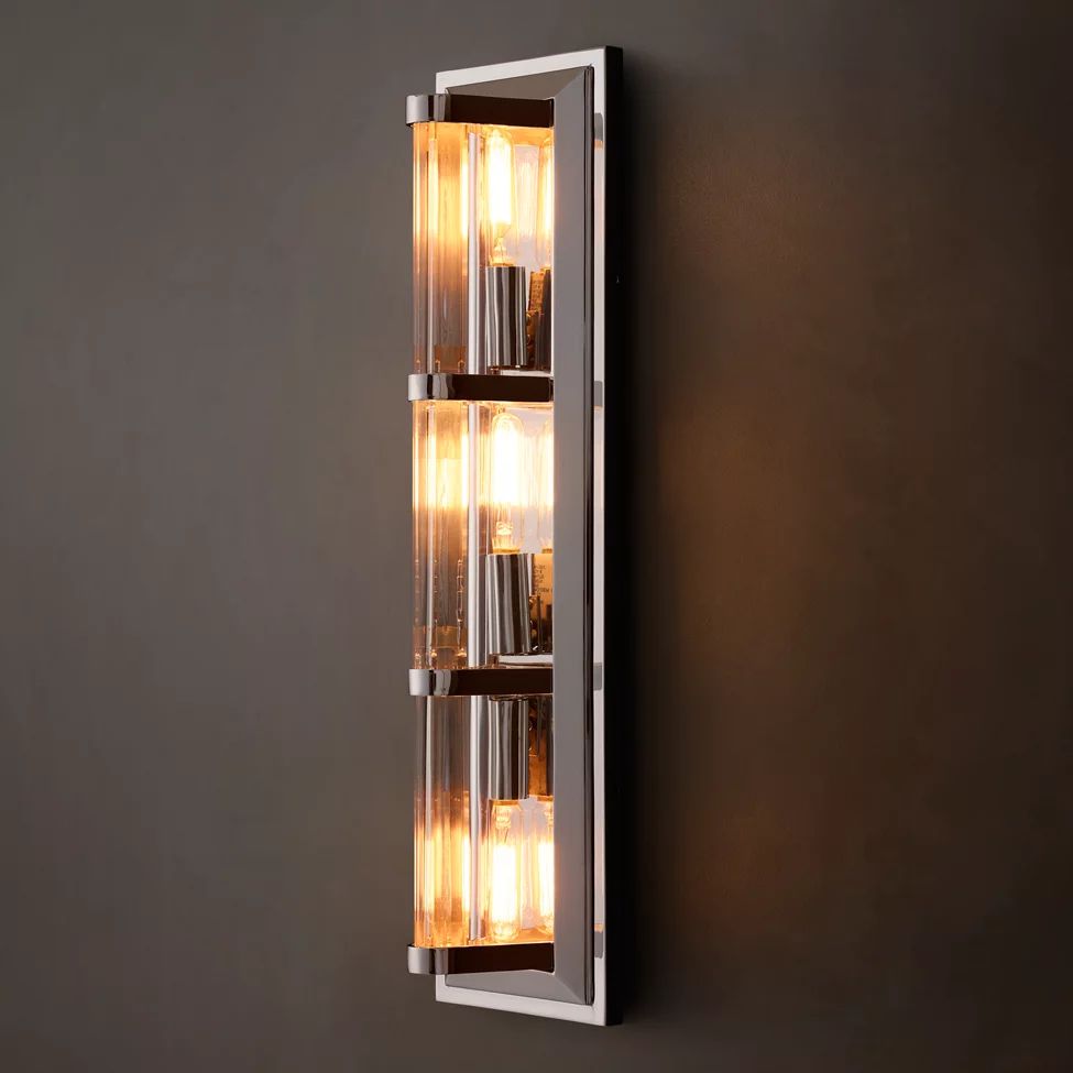 Ascendry Indicator Crystal Triple Wall Sconce