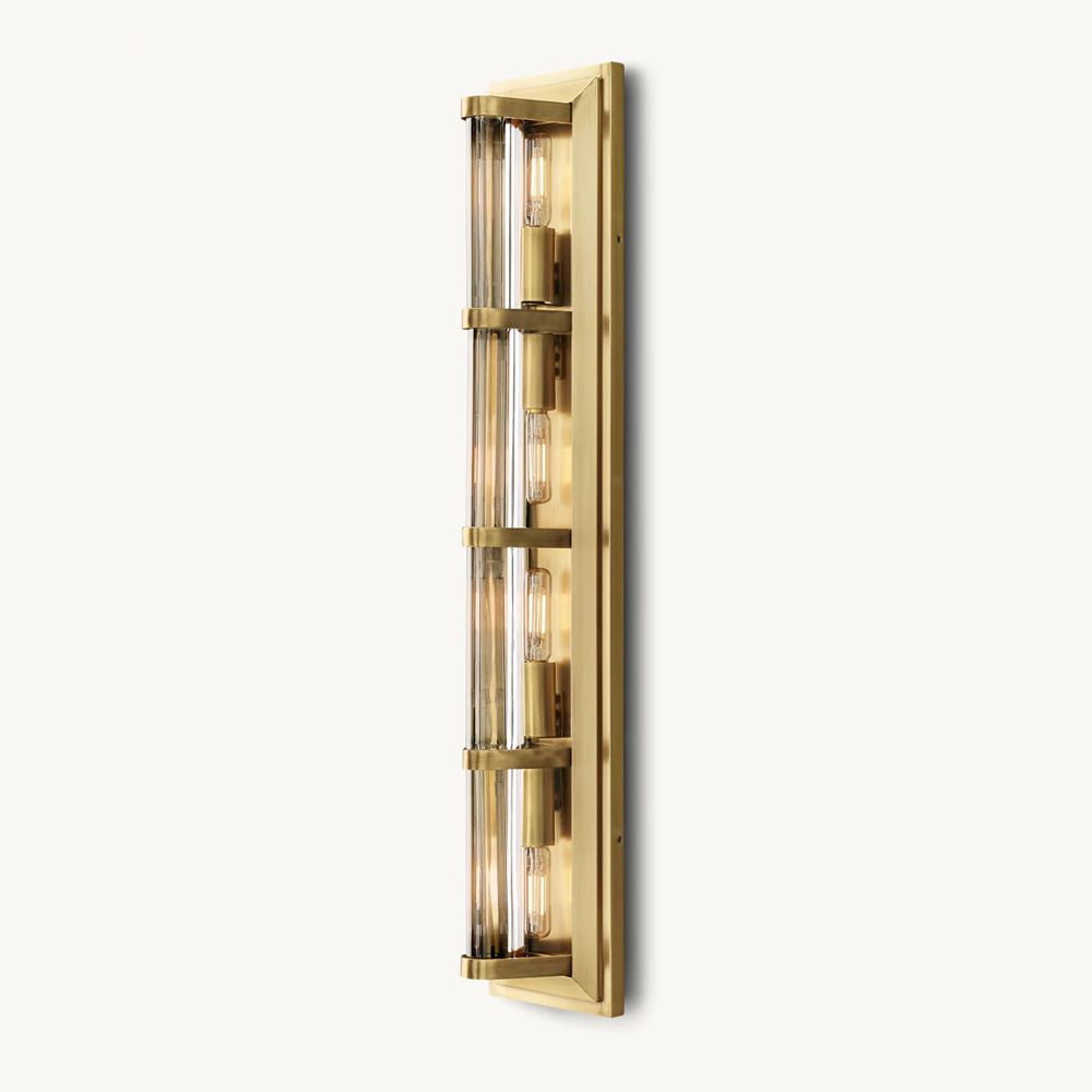 Ascendry Indicator Crystal Quad Wall Sconce