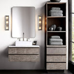 Ascendry Indicator Crystal Quad Wall Sconce
