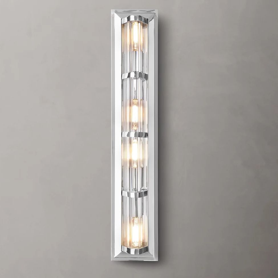 Ascendry Indicator Crystal Quad Wall Sconce